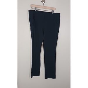Diane Von Furstenberg Career Business Navy Straight Leg Women's Pants Size 14